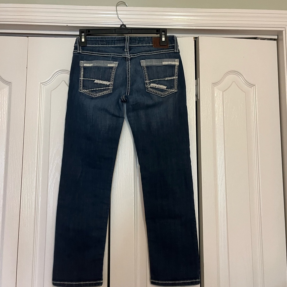 BKE Women's Dark Blue Boot Cut Jeans